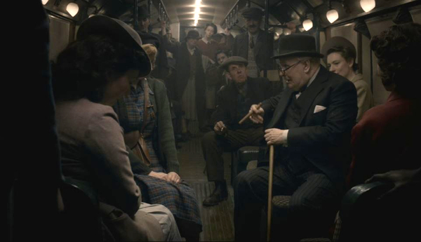 Churchill on train - 2